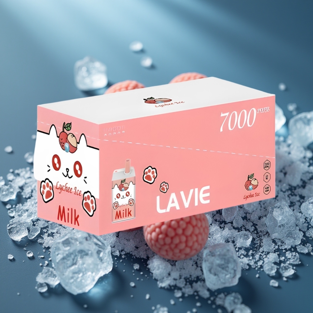 Lavie Milk 7000 نفخة - 16مل سعة سائل - شحن Type C vape supplier Kuwait