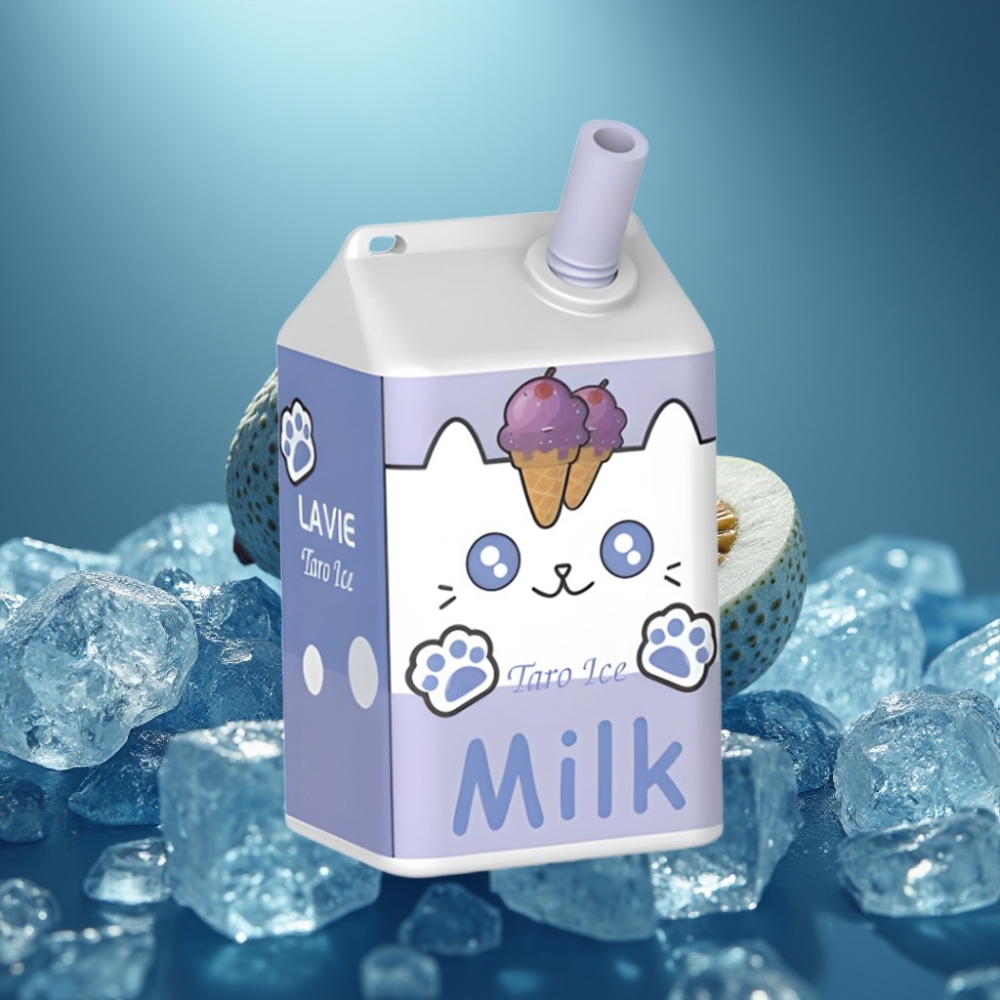 Lavie Milk 7000 Puffs تارو آيس - 16ML بطارية 600mAh شاحن Type C