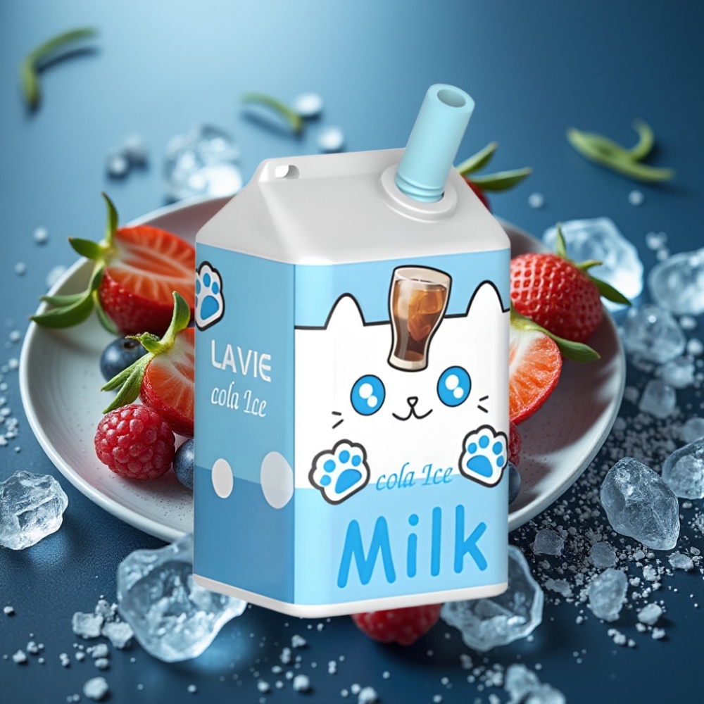 Lavie Milk 7000 Puffs Disposable Vape - 16ML - كولا آيس (Cola Ice)