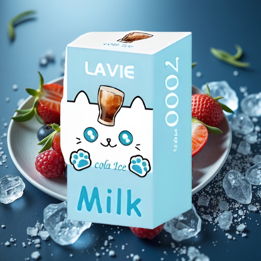 Lavie Milk 7000 Puffs Disposable Vape - 16ML - كولا آيس (Cola Ice)