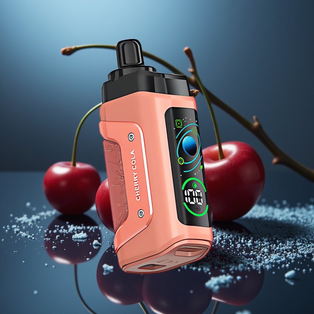 Razz Bar 45000 نفخة شيشة الكرز والكولا الإلكترونية ذات الاستخدام لمرة واحدة