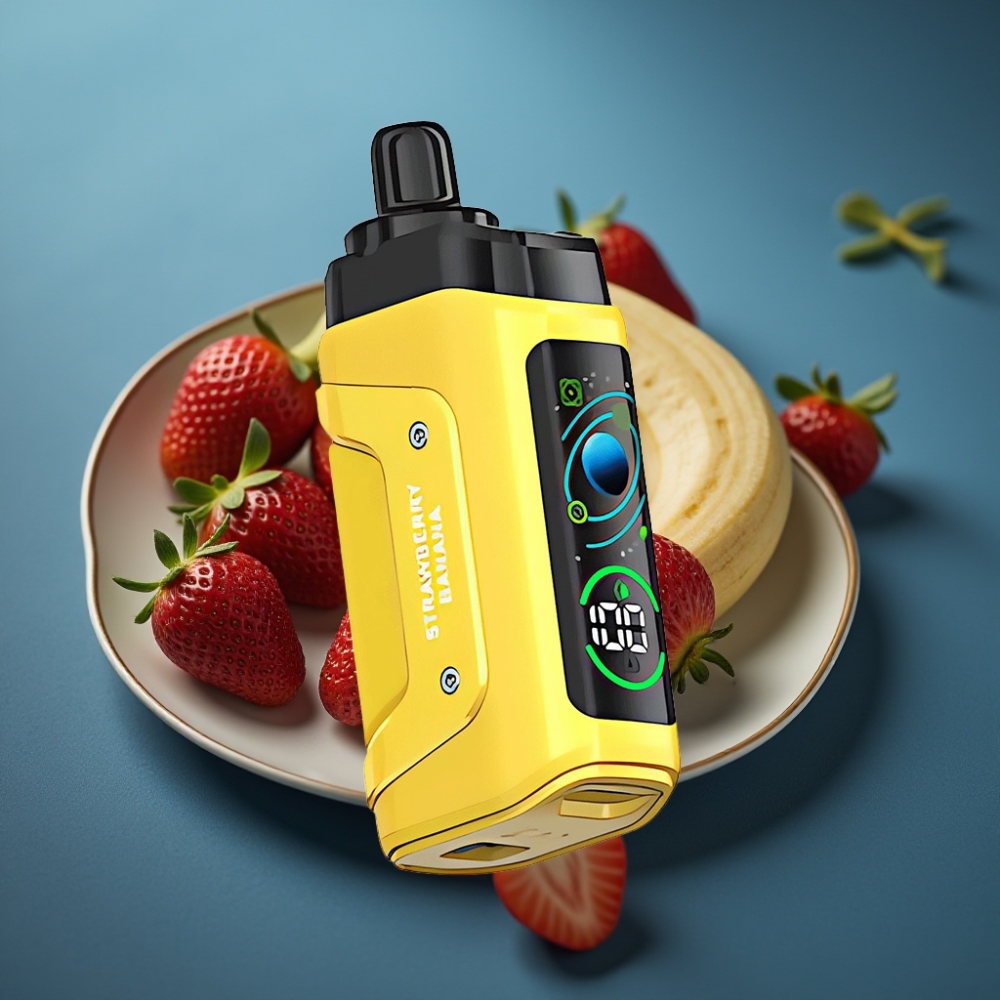 Razz Bar 45000 نفخة - فراولة موز vape supplier Kuwait