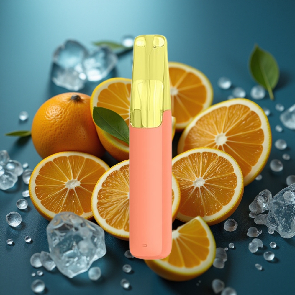 Snowplus Dash 4000 Puffs جهاز التبخير اللاسلكي بنكهة البرتقال مع شريحة سيراميك وسعة 7.5 مل