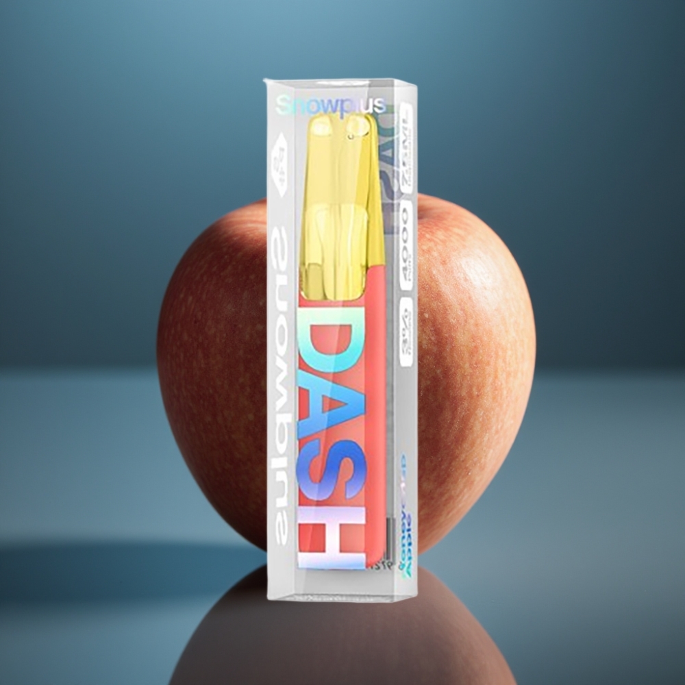 Snowplus Dash 4000 Puffs Disposable Device تفاحة العسل الخزفية 7.5 مل