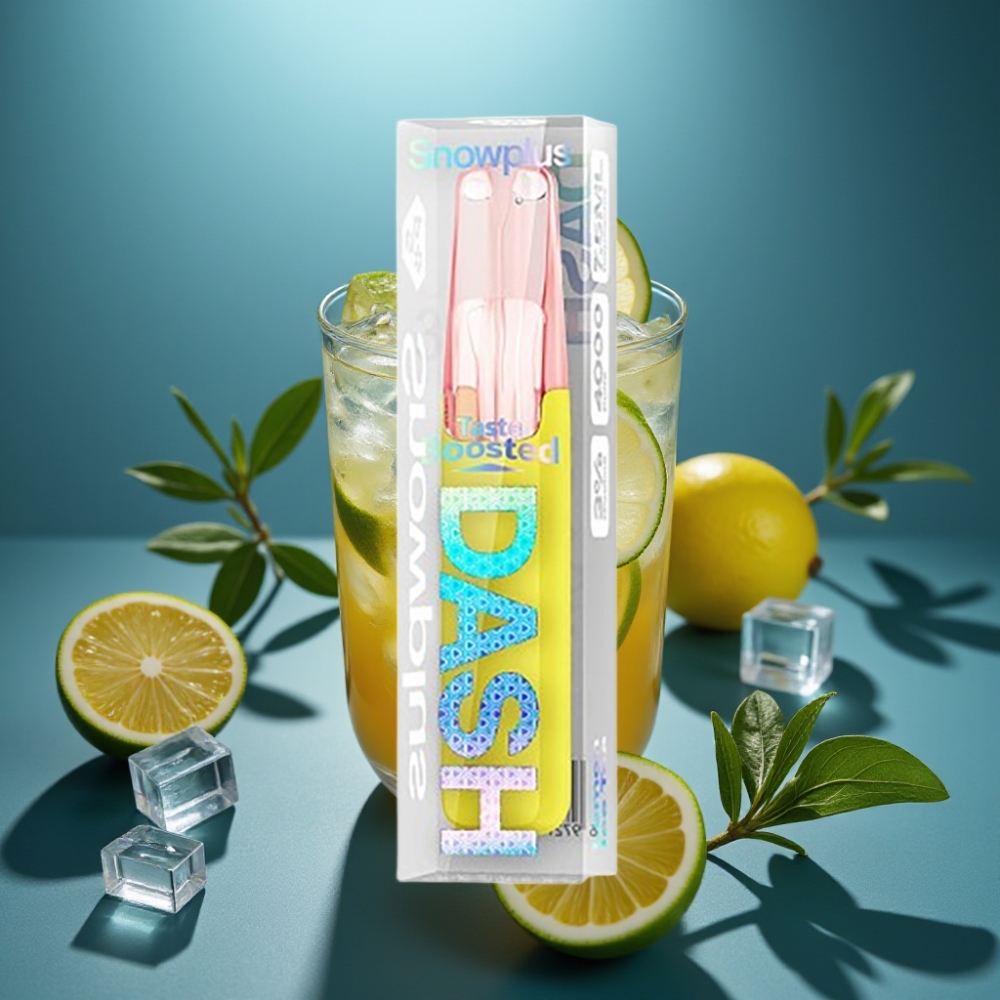 Snowplus Dash 4000 Puffs Disposable Device - شاي ليمون (Lemon Ice Tea) - 7.5ml / 530mAh