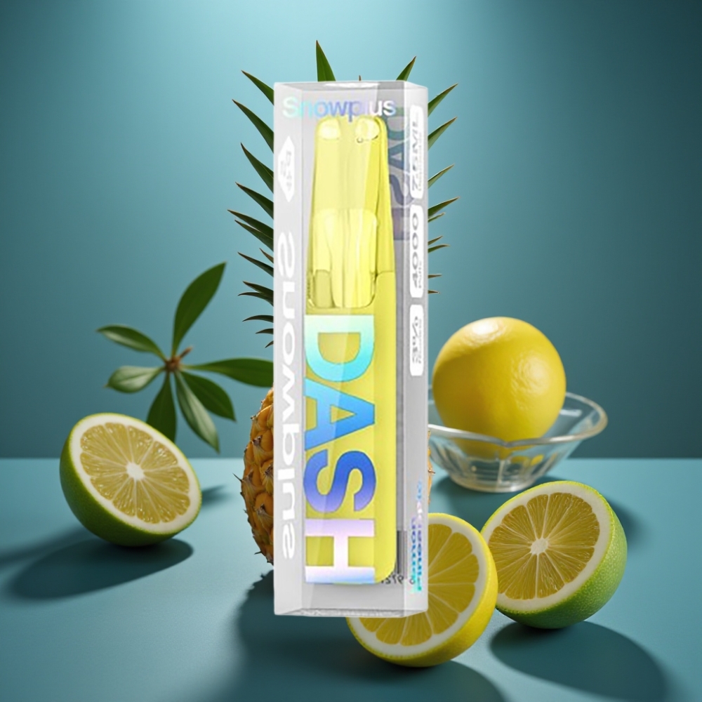 Snowplus Dash 4000 Puffs Disposable Device - Lemon Pineapple (عصير الليمون والأناناس) - 7.5ml / 530mAh