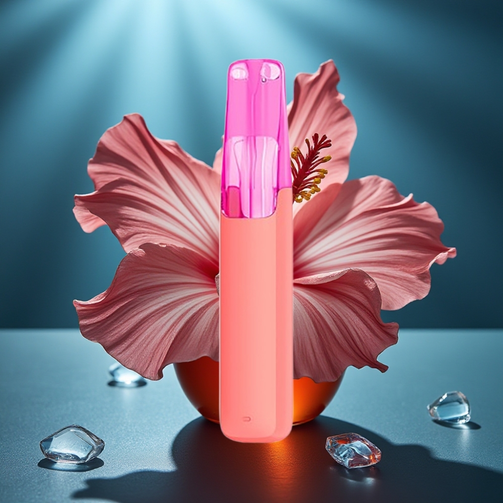 Snowplus Dash 4000 Puffs جهاز التخلص منه بنكهة شاي الكركديه المثلج مع حجرة سيراميك