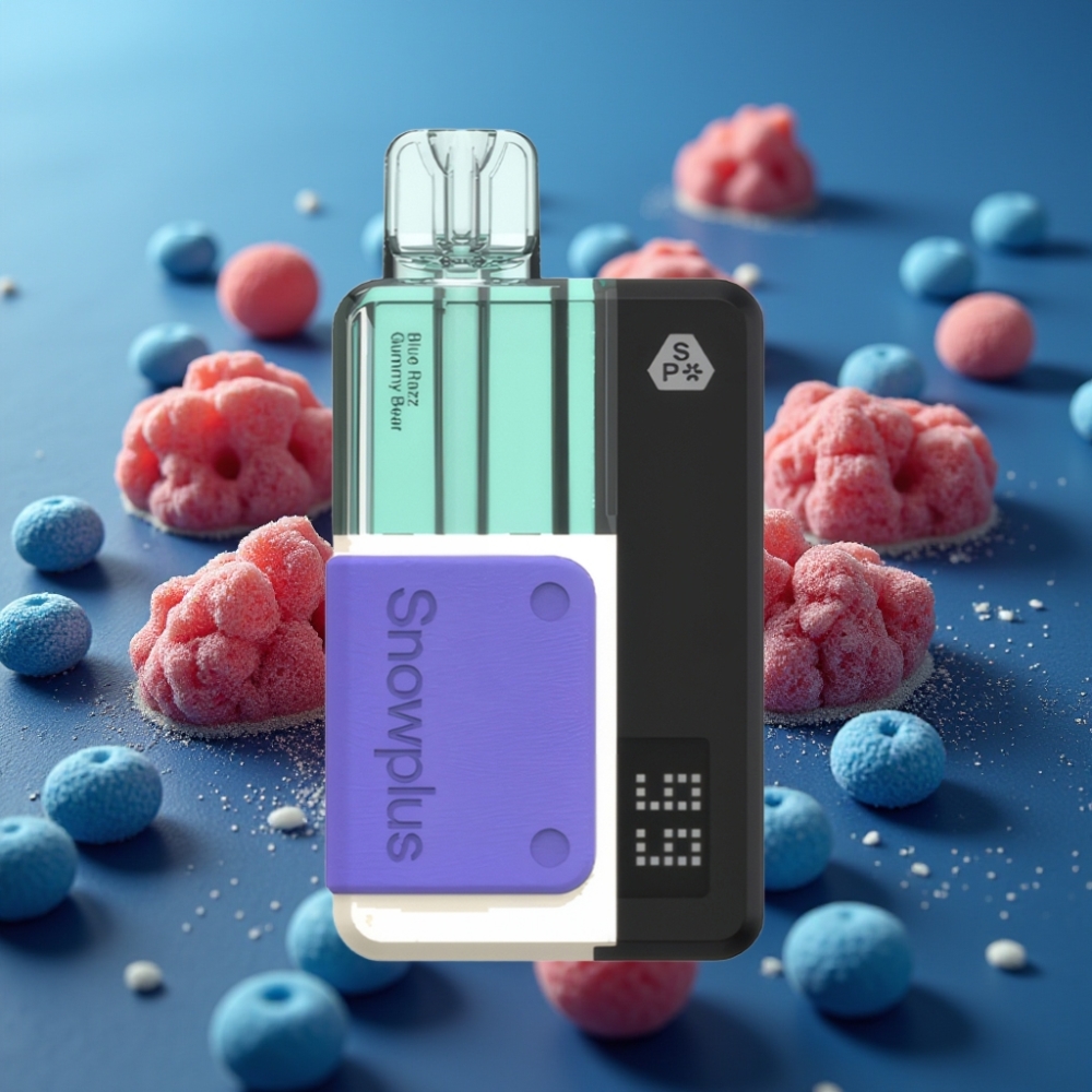 Snowplus Swift 15000 Puffs Pod Kit - عصير التوت الأزرق (Blue Razz Gummy Bear)