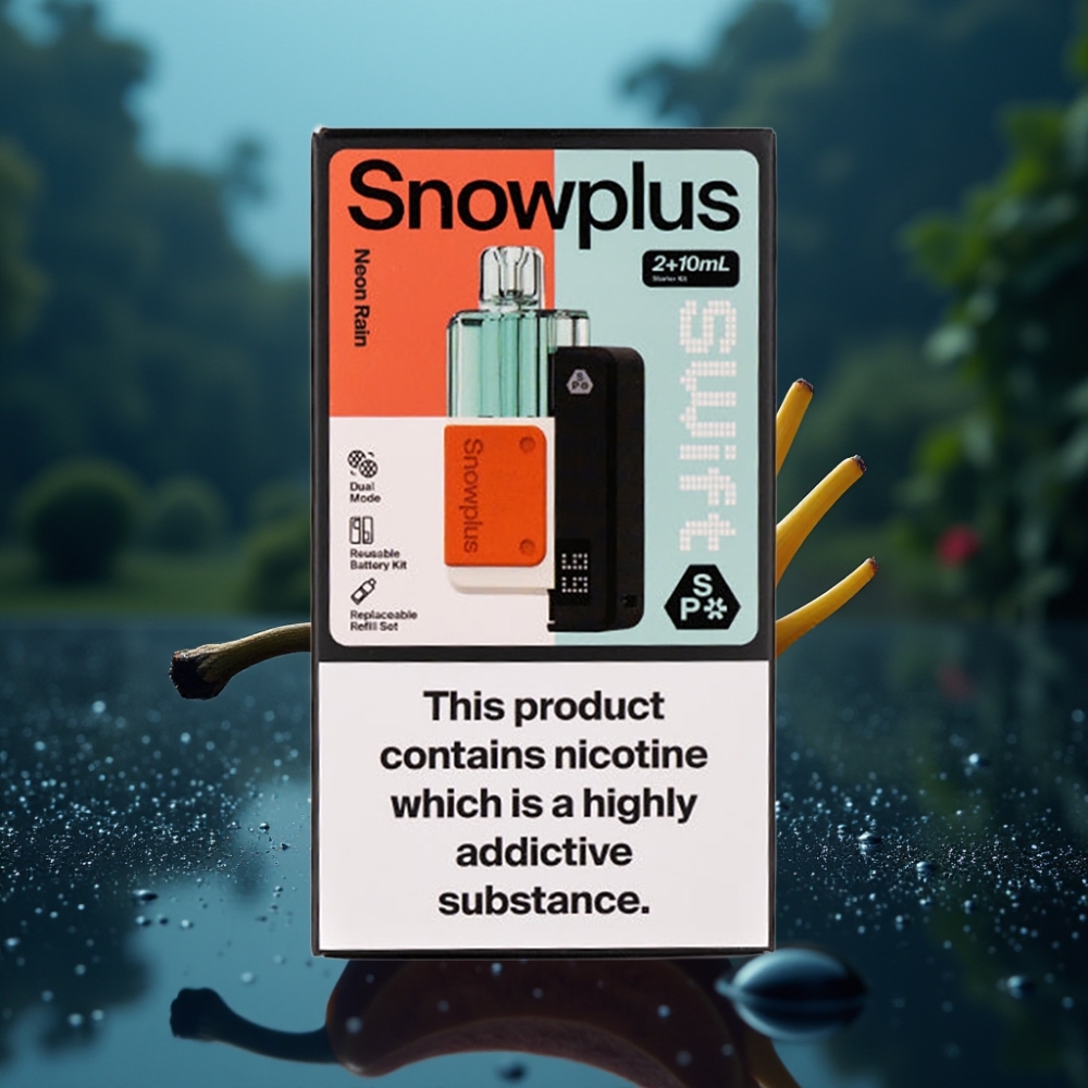 Snowplus Swift 5000 Puffs Dual Mesh Pod Kit - مطر نيون (Neon Rain)
