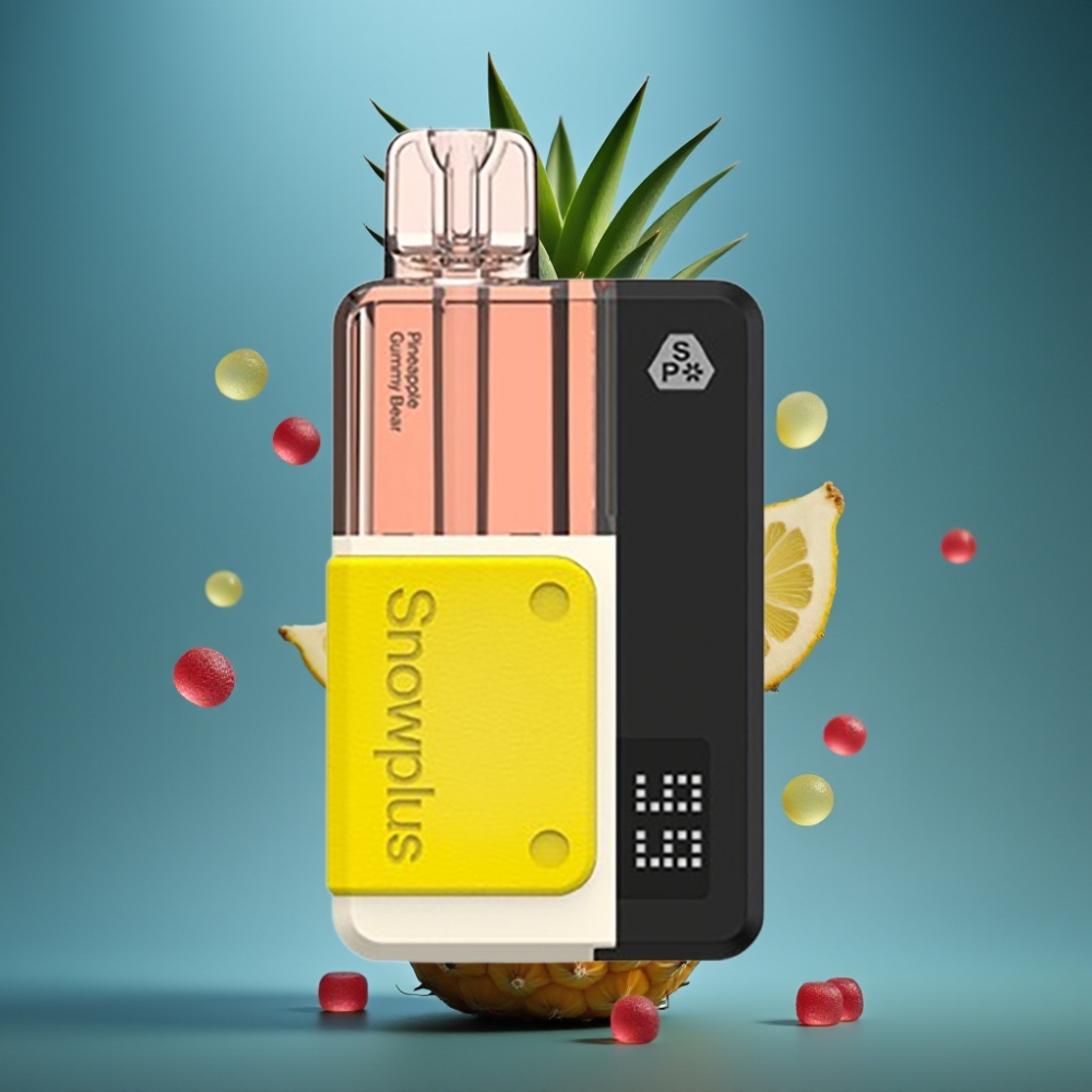 Snowplus Swift 5000 Puffs Prefilled Pod Kit - 1000mAh Dual Mesh - دب صمغي أناناس
