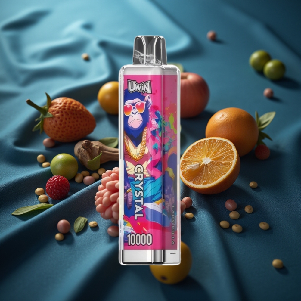 Uwin Crystal 10000 نفخة - سيدة القتل (أضواء آر جي بي، 18مل، شحن نوع سي)