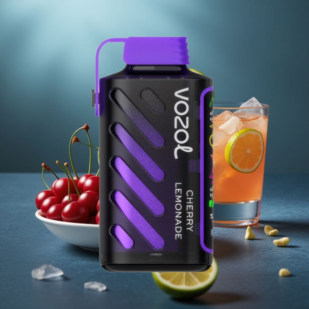VOZOL Gear Power 20000 Puffs شيري ليمونياد - S.i.L.C. Tech - Dual Mesh Coil - 20mL