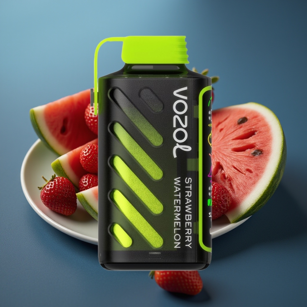 VOZOL Gear Power 20000 Puffs - فراولة بطيخ بتقنية S.i.L.C. وشاشة كاملة