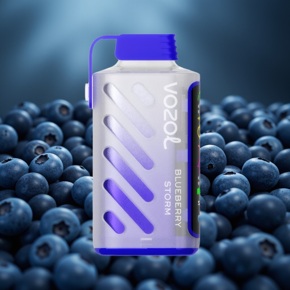 VOZOL Gear Power 20000 Puffs - عاصفة التوت الأزرق مع شاشة كاملة وتقنية S.i.L.C