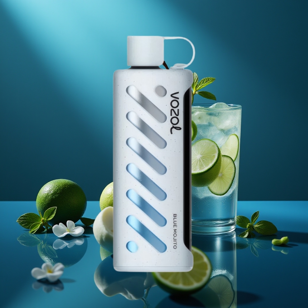 VOZOL Gear Shisha 25000 Puff - بلو موجيتو (Blue Mojito) - 5mg - Dual Mesh