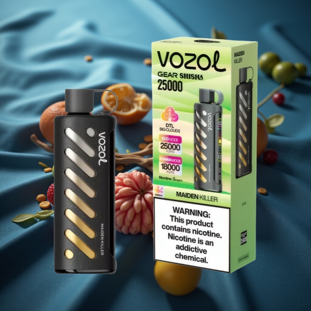 VOZOL Gear Shisha 25000 Puff - Maiden Killer | 30 نكهة | بطارية 1000mAh