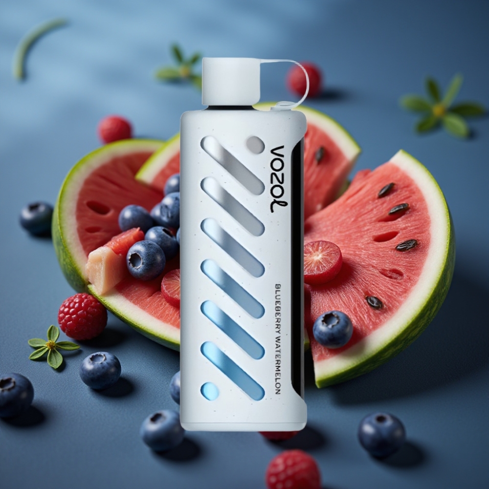 VOZOL Gear Shisha 25000 Puffs - بلوبيري بطيخ (Blueberry Watermelon)، تقنية S.i.L.C، 1000mAh