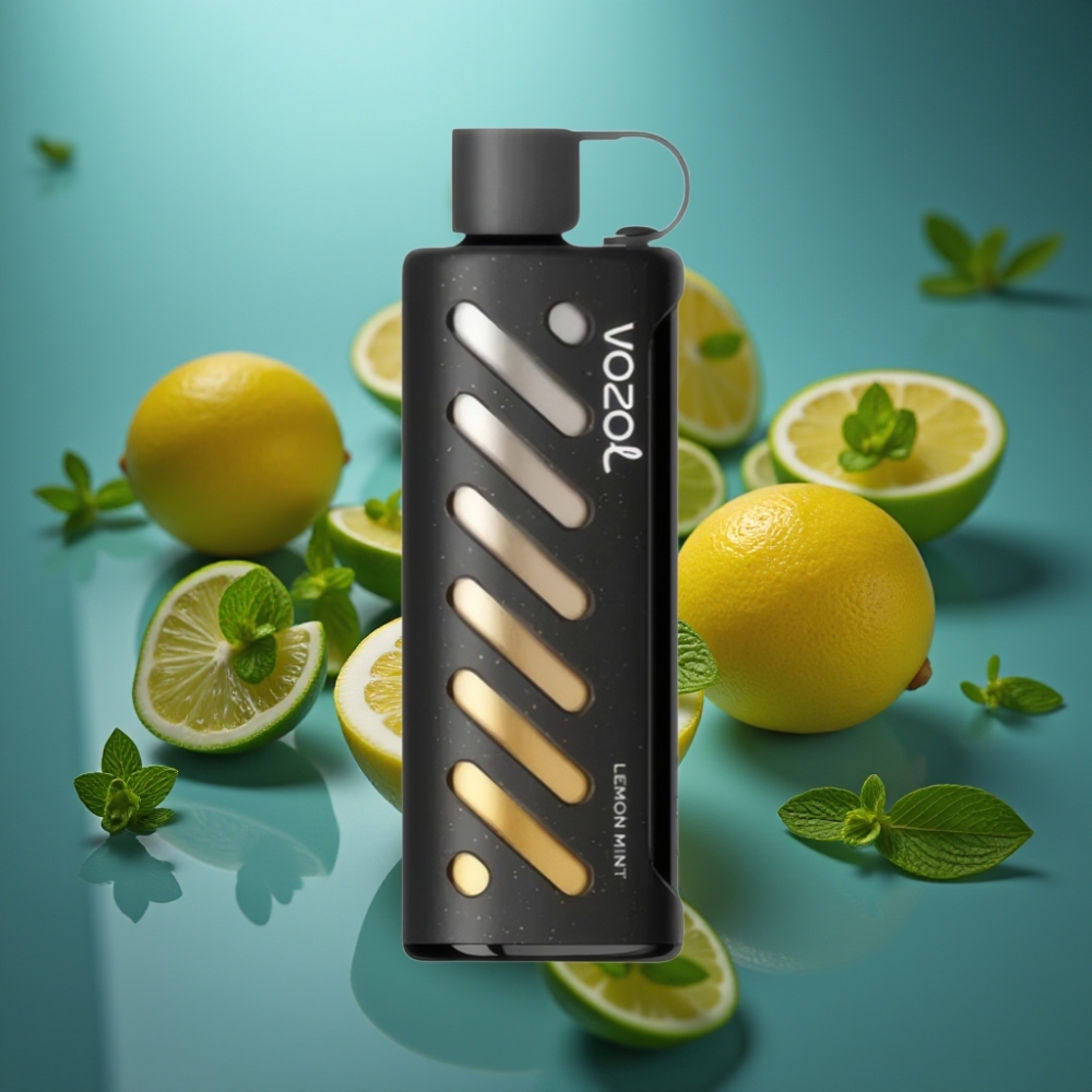 VOZOL Gear Shisha 25000 Puffs نعناع ليمون | S.i.L.C Tech | Dual Mesh