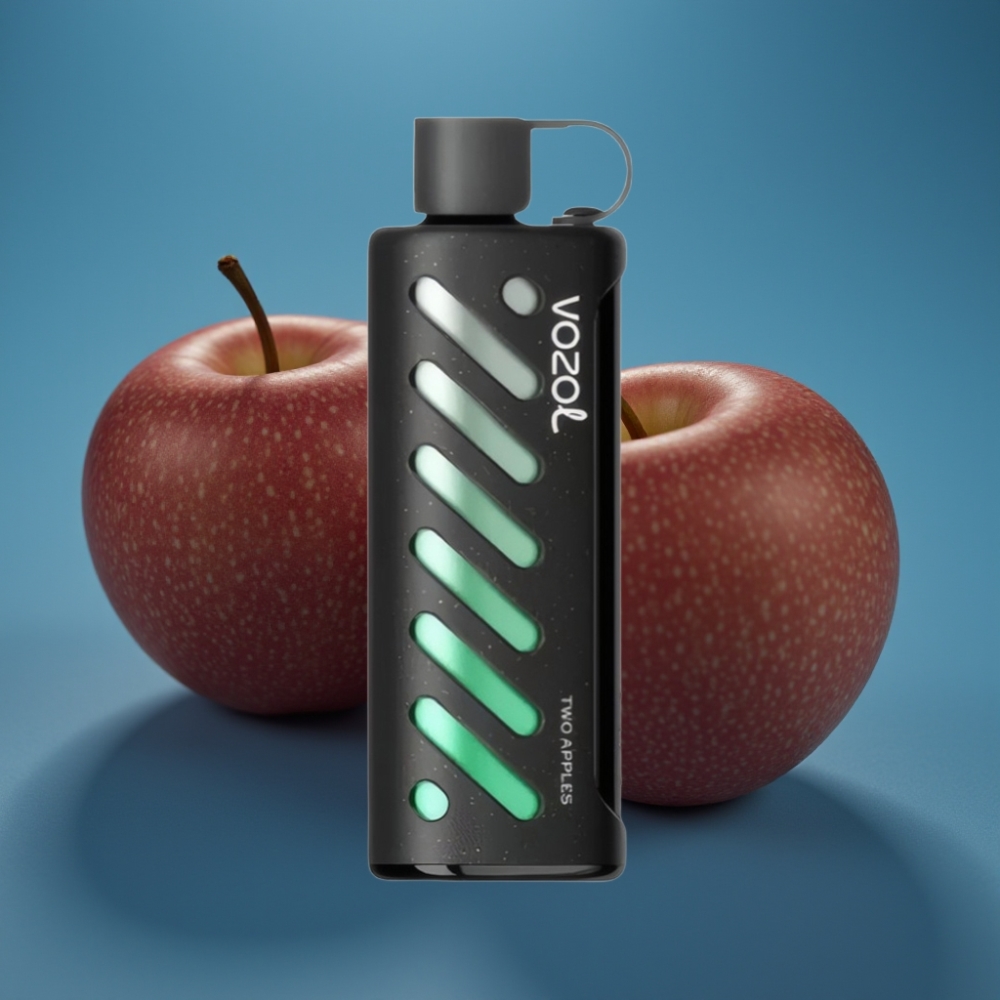 VOZOL Gear Shisha 25000 Puffs - تفاحتان (Two Apples) - 5mg - تقنية S.i.L.C - 1000mAh