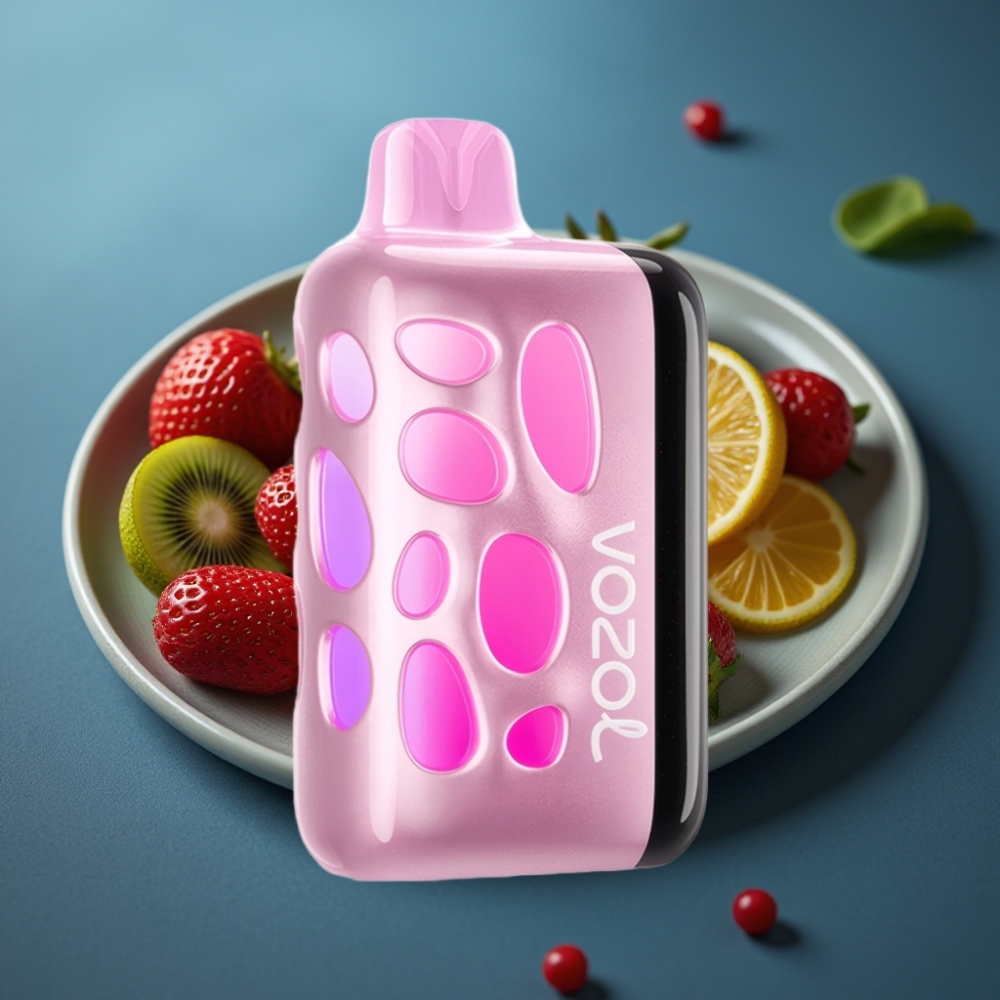 VOZOL RAVE 40000 Disposable Vape - فراولة كيوي مع بطارية 1000mAh وإضاءة متزامنة