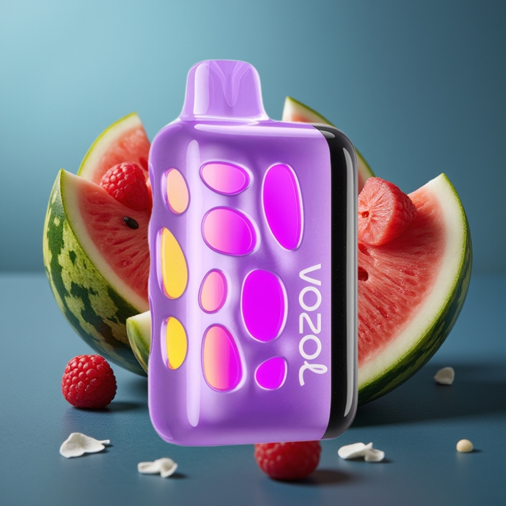 VOZOL RAVE 40000 Disposable Vape – ووترميلون راز رانشر، إضاءة 270 درجة، شحن سريع