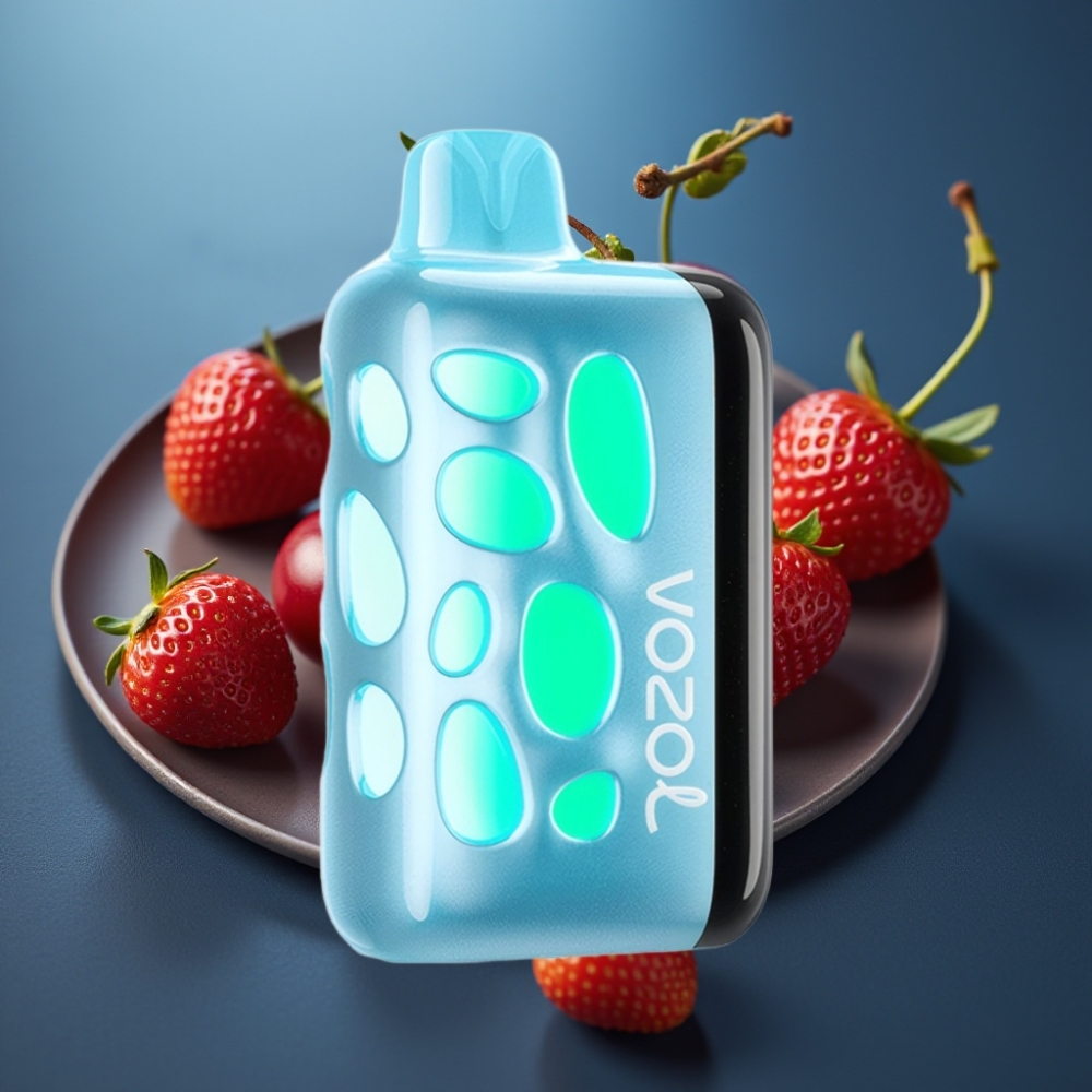 VOZOL RAVE 40000 Disposable Vape - كرز فراولة - إضاءة 270° وشحن سريع