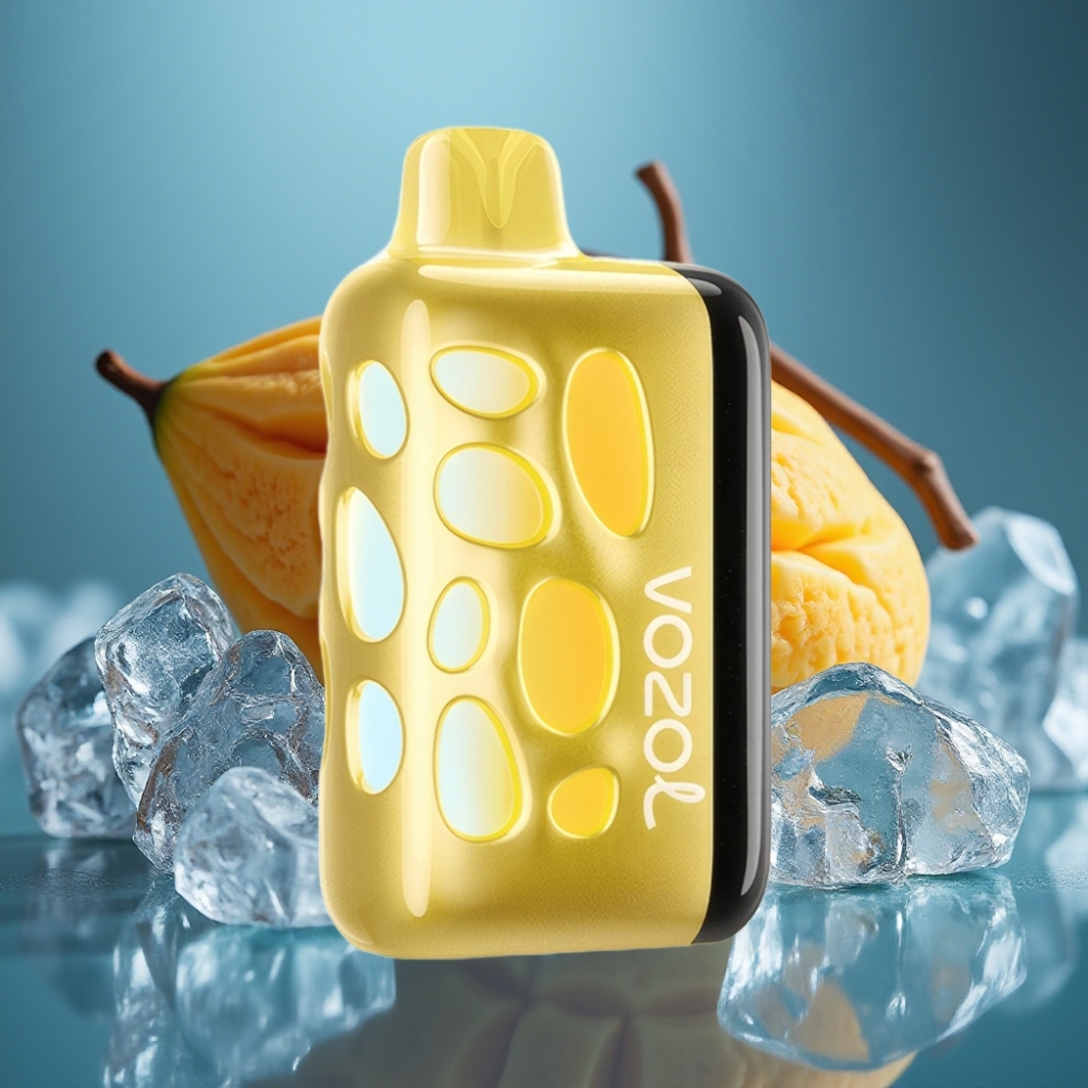 VOZOL RAVE 40000 Disposable Vape - مانجو آيس، شحن سريع، إضاءة حيوية