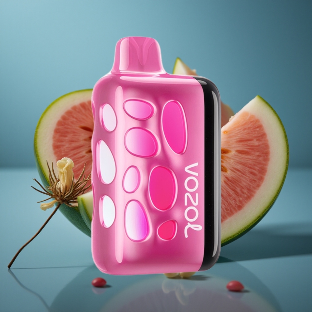 VOZOL RAVE 40000 Strawberry Melon Peach Disposable Vape with Beat-Synced Party Mode & Eclipse Animation