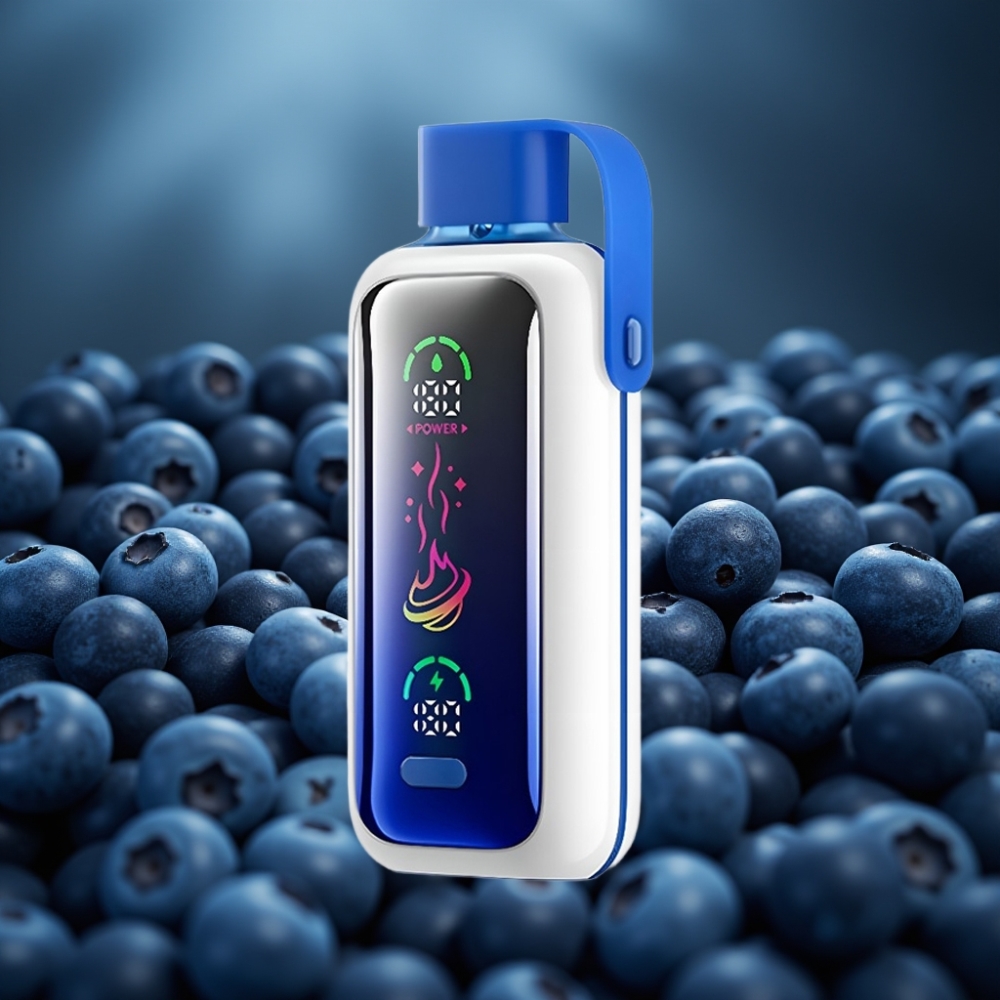 VOZOL Star 20000 Puffs بشاشة مرآة HD 2.2 وعنفان التوت الأزرق