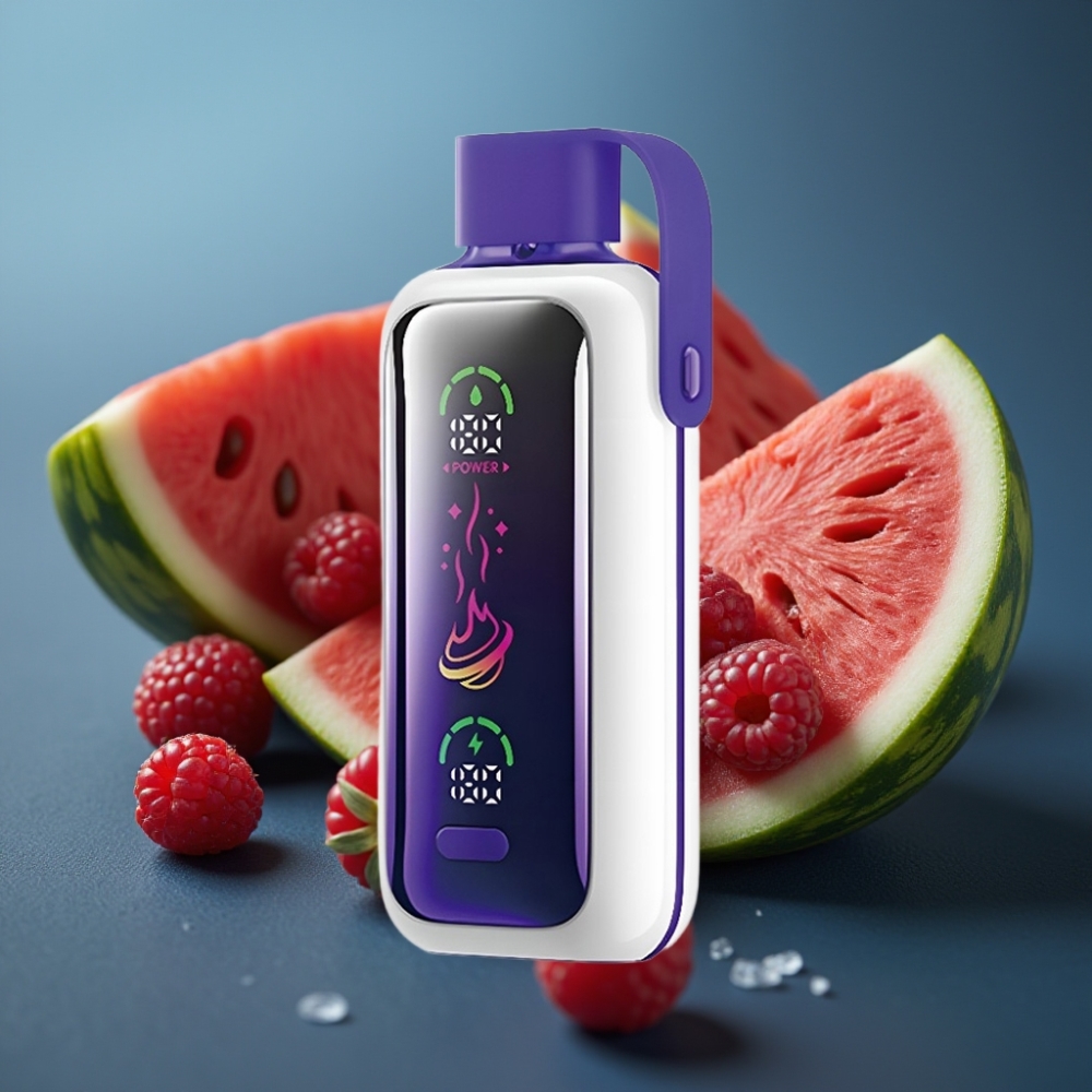 VOZOL Star 20000 Puffs - شاشة مرآة HD 2.2 بوصة - توت العليق والبطيخ
