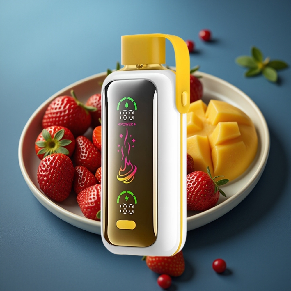 VOZOL Star 20000 Puffs شاشة مرآة HD 2.2 بوصة فراولة مانجو