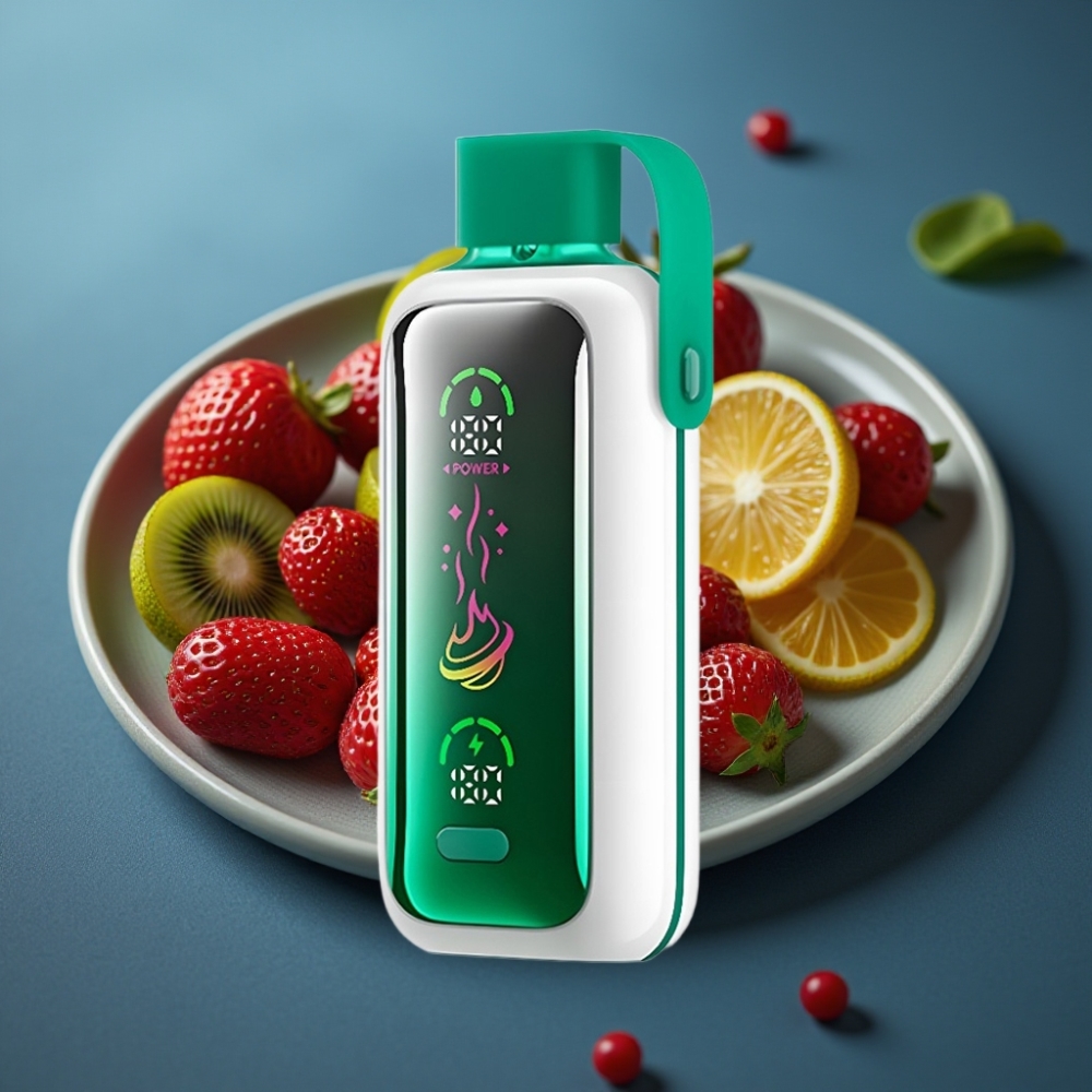 VOZOL Star 20000 Puffs فيب بنكهة الفراولة والكيوي مع شاشة HD 2.2 بوصة