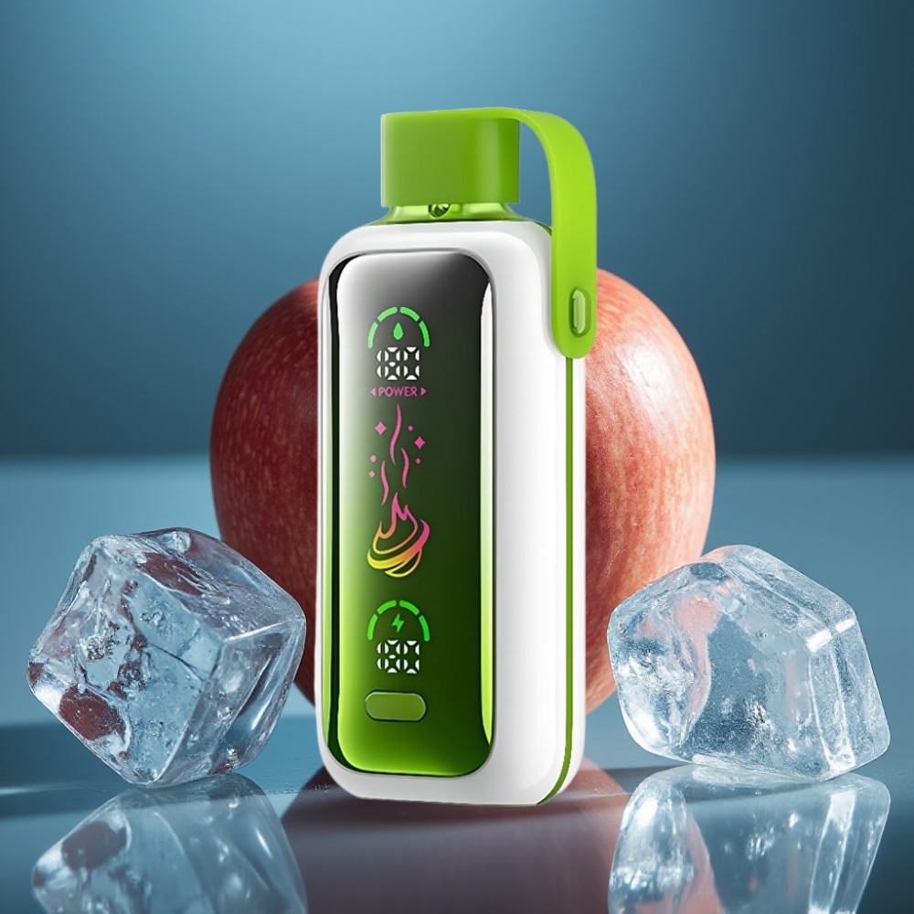 VOZOL Star 20000 Puffs بشاشة مرآة HD وتفاحة مزدوجة مثلجة