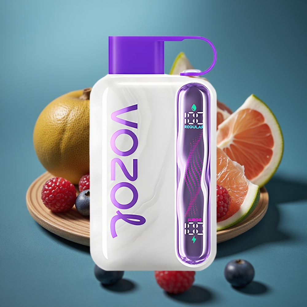VOZOL STAR 40000 فايب بطارية 1000 مللي أمبير نكهة شيريمويا جريب فروت توت