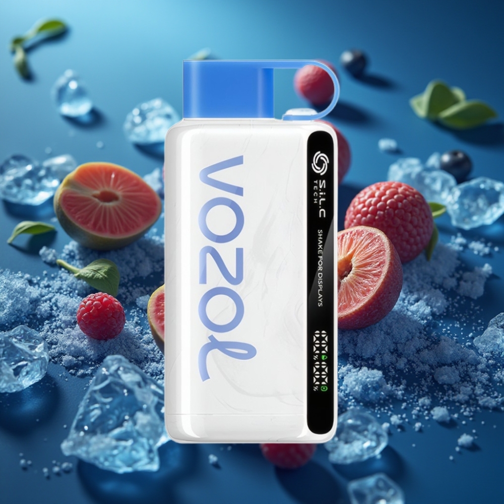 VOZOL STAR 9000/12000 Disposable Vape بتكنولوجيا S.i.L.C ونكهة توت أزرق مثلج