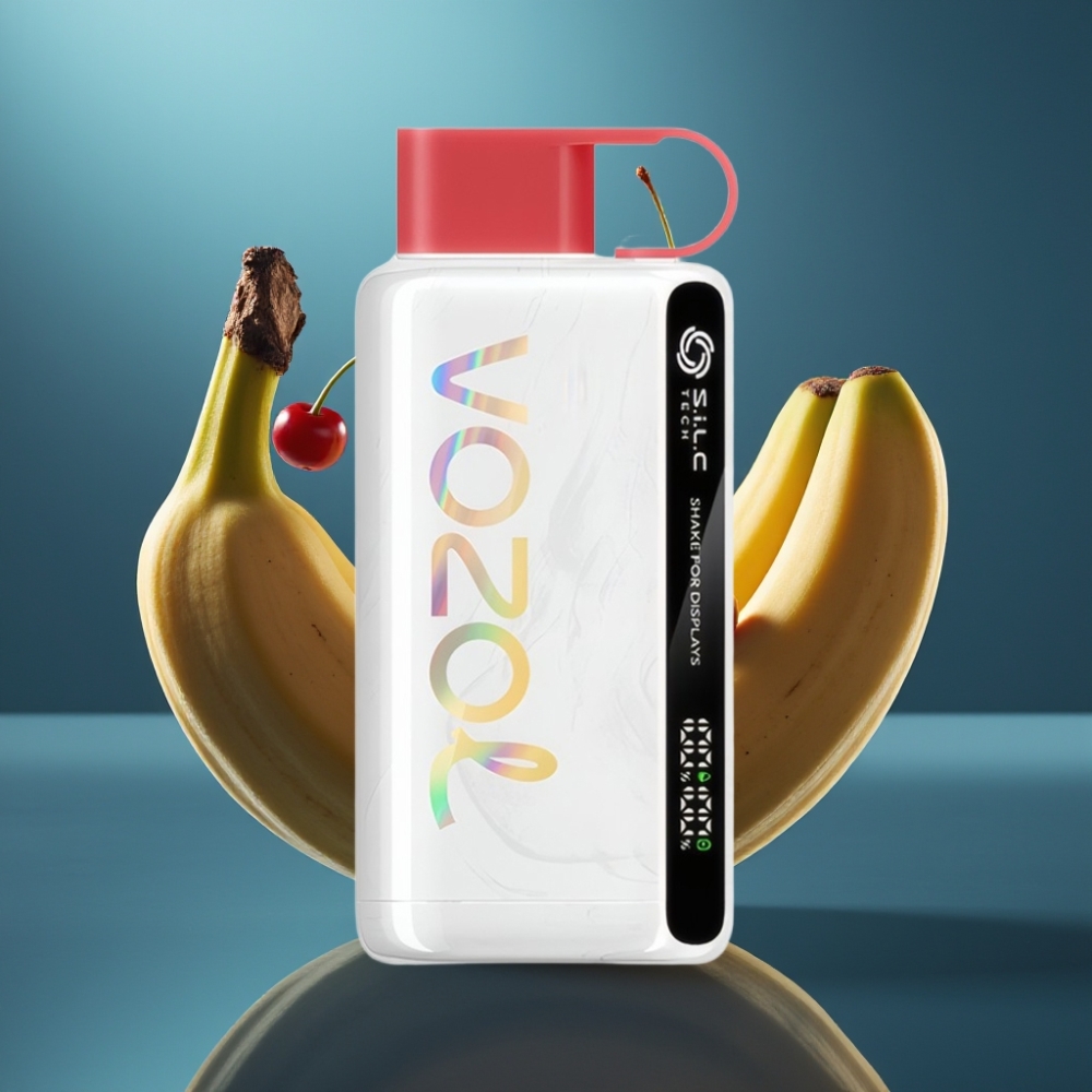 VOZOL STAR 9000/12000 Disposable Vape فاكهة التنين موز كرز - شاشة اهتزاز، شحن سريع