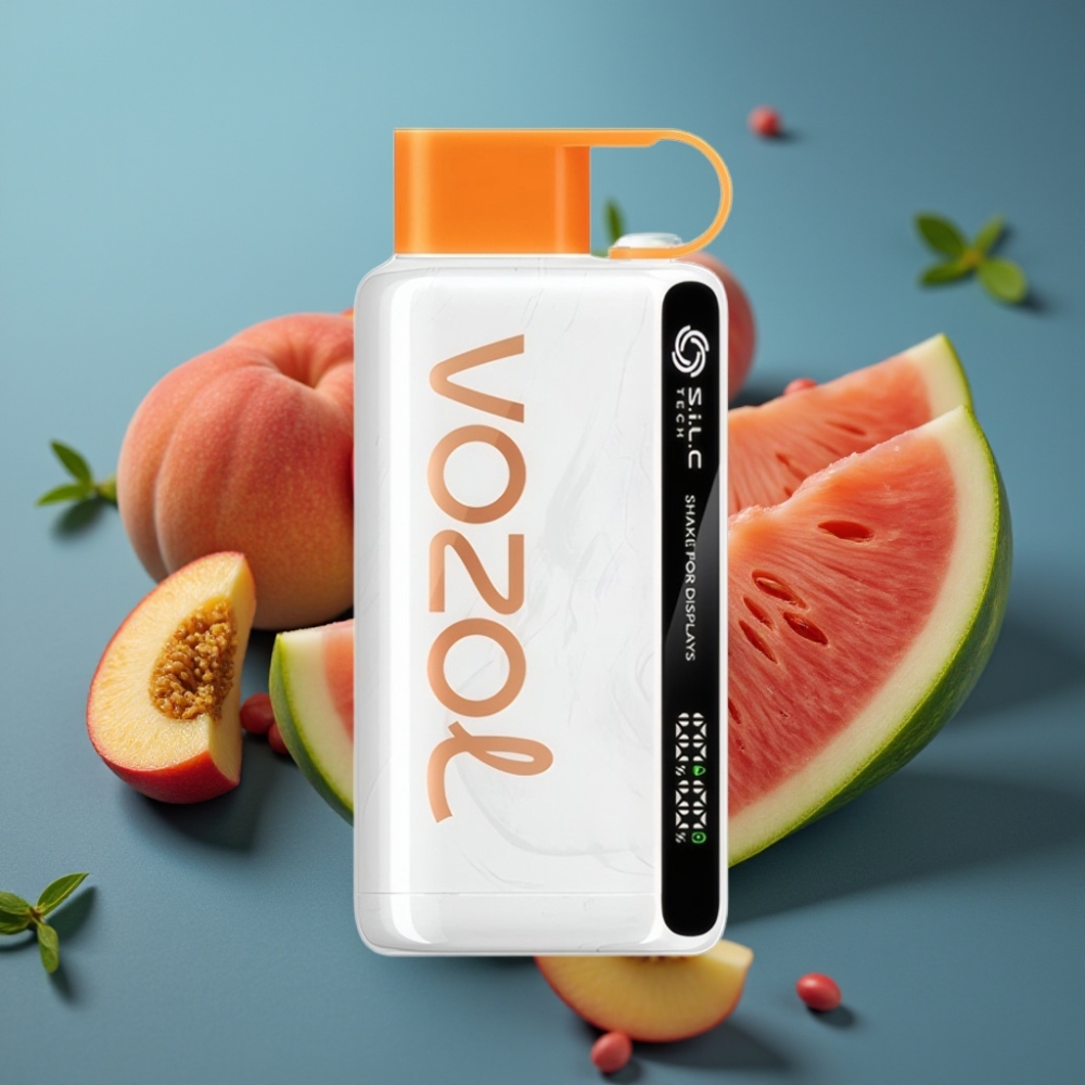 VOZOL STAR 9000/12000 شيك للشاشة، شحن أسرع، خوخ مانجو بطيخ