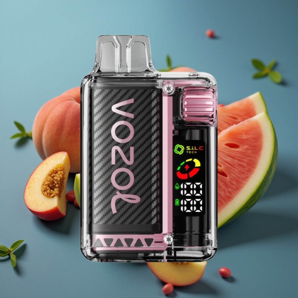 VOZOL Vista 20000 Puffs 650mAh OLED خوخ مانجو بطيخ - S.i.L.C Tech Dual Mesh Coil
