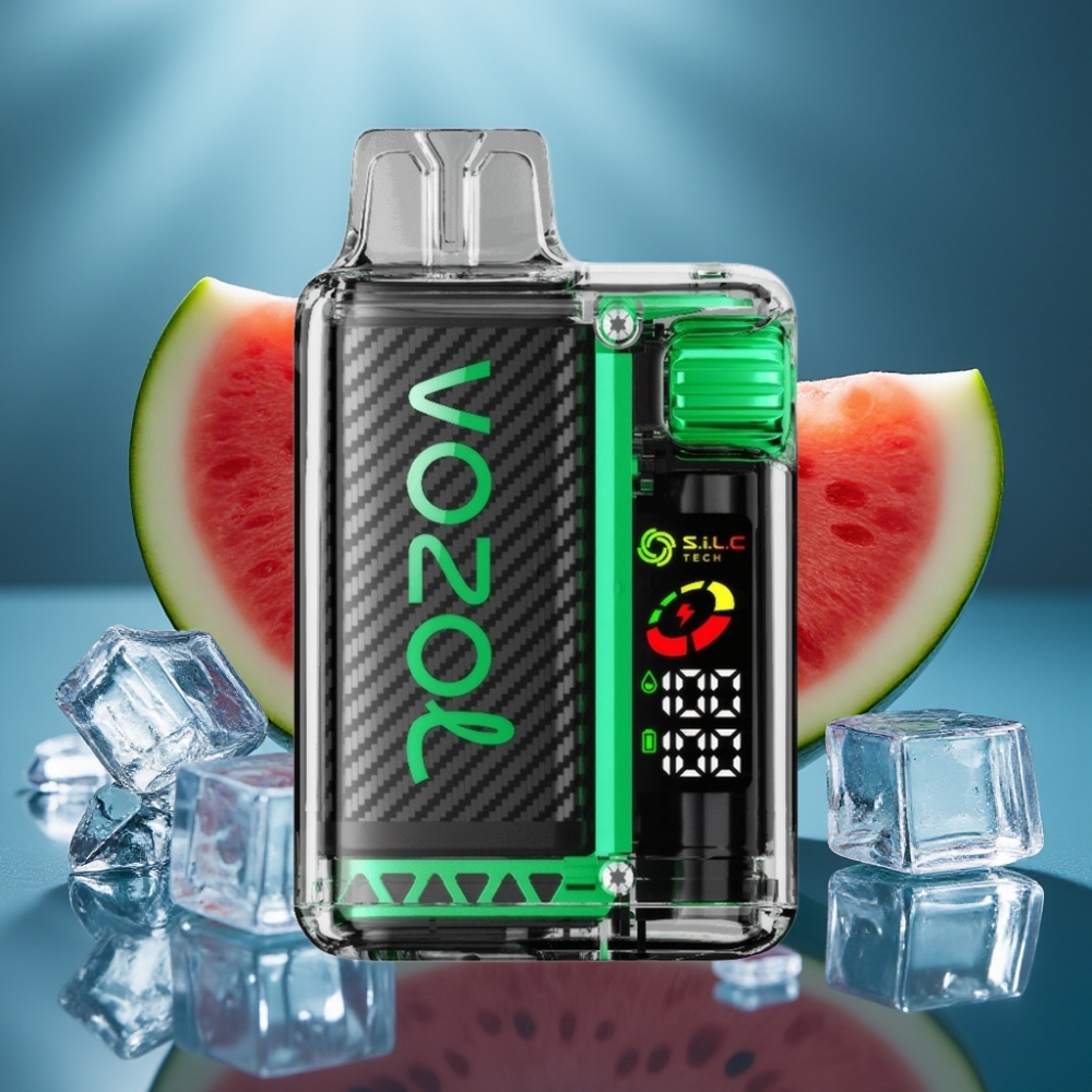 VOZOL Vista 20000 Puffs بطارية قابلة لإعادة الشحن 650mAh بنكهة البطيخ المثلج