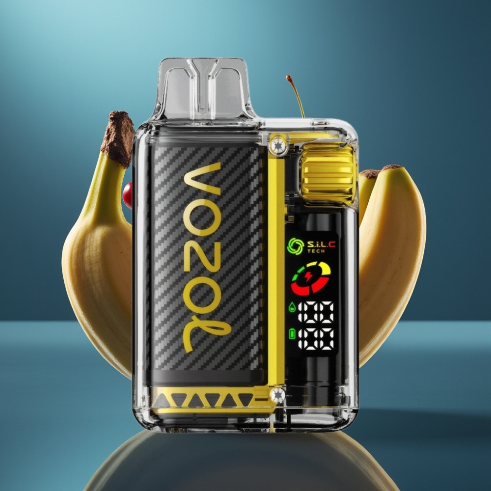 VOZOL Vista 20000 Puffs - بطارية قابلة للشحن 650mAh - فاكهة التنين موز كرز