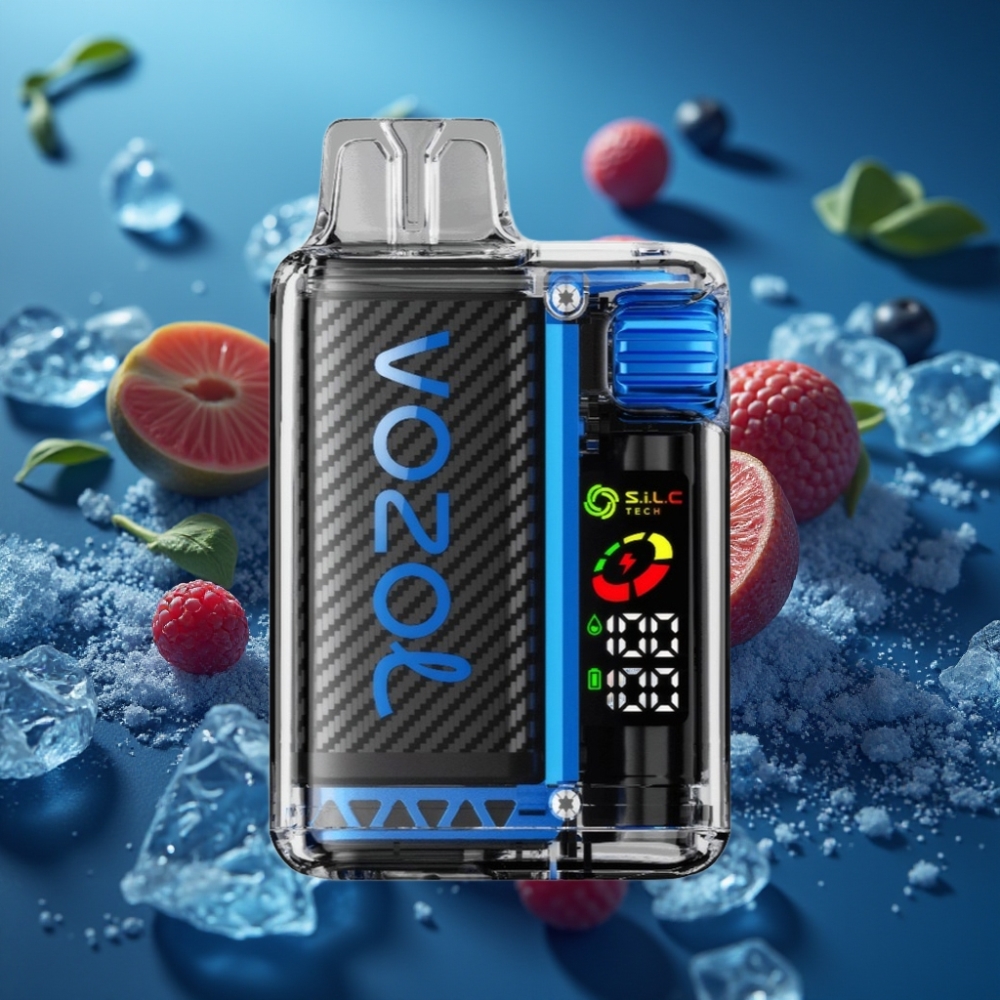 VOZOL Vista 20000 Puffs Blue Razz Ice - S.iL.C Tech, 650mAh, 2% Nicotine, TPD Compliant