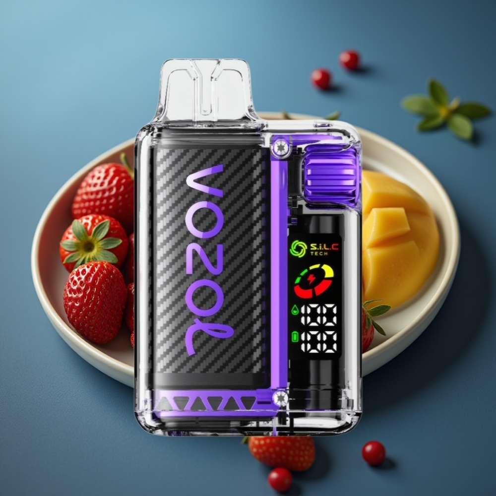 VOZOL Vista 20000 Puffs Strawberry Mango - 650mAh Battery, OLED Screen, S.i.L.C Tech Dual Mesh Coil
