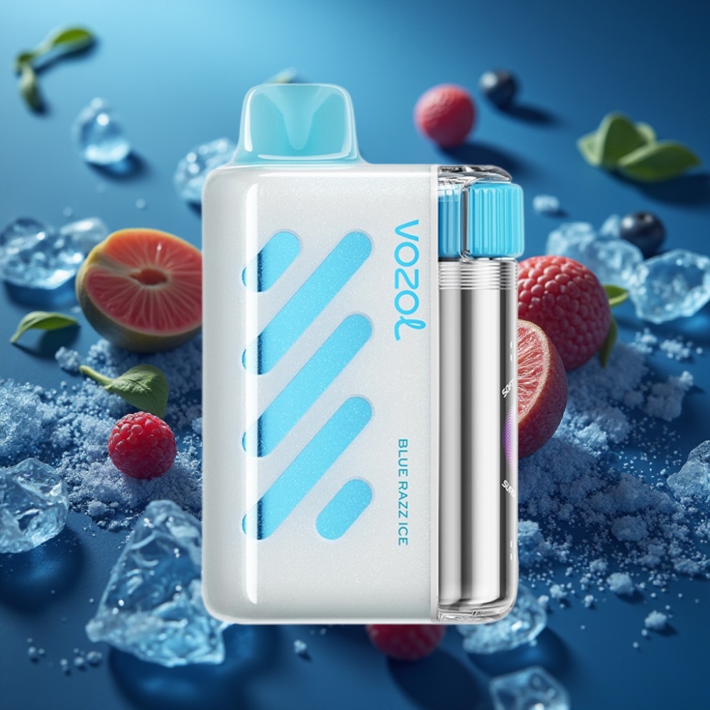 VOZOL VISTA 40000 نفخة شيشة إلكترونية قابلة للشحن بنكهة توت أزرق مثلج